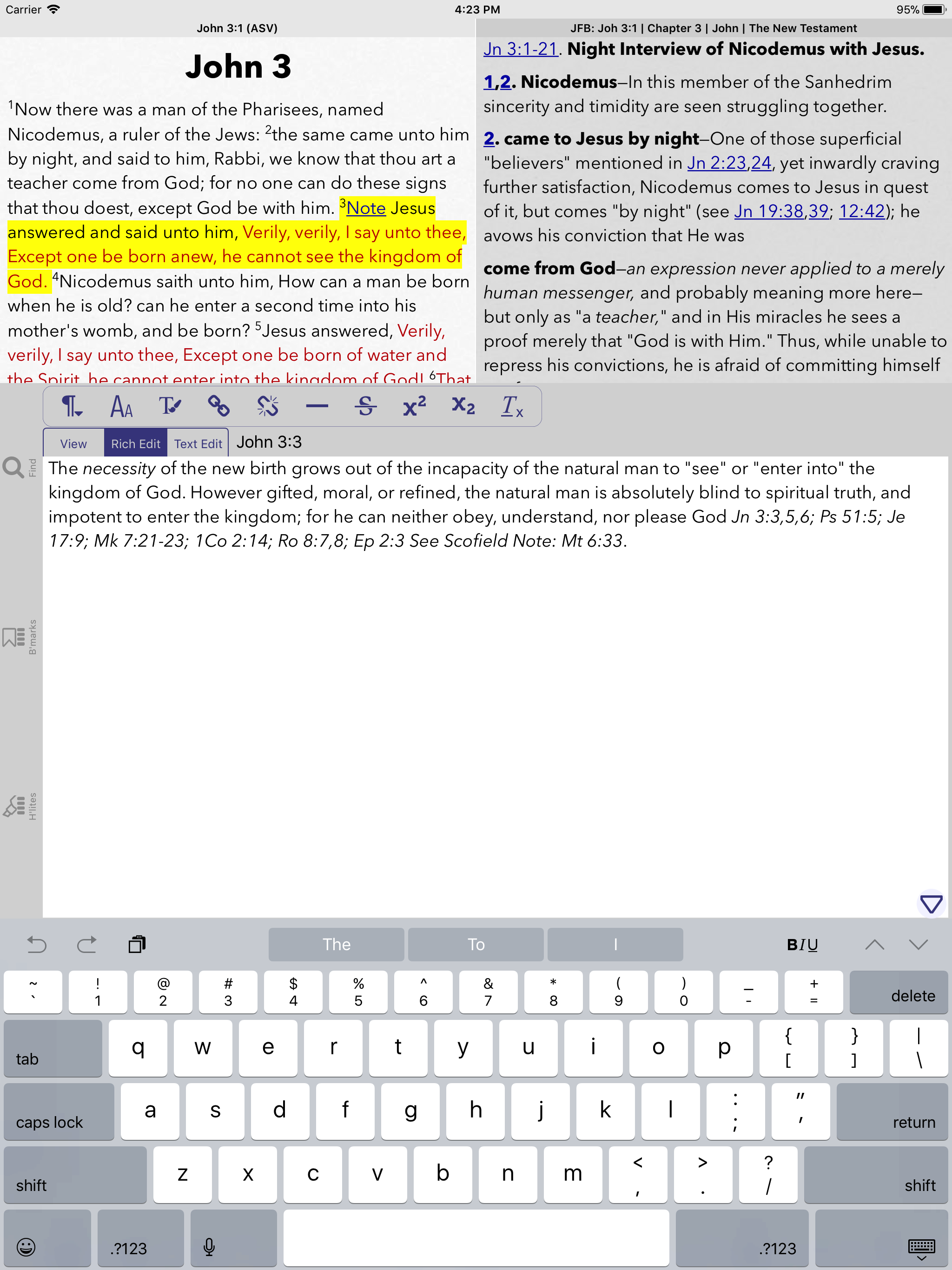 greek interlinear bible app store